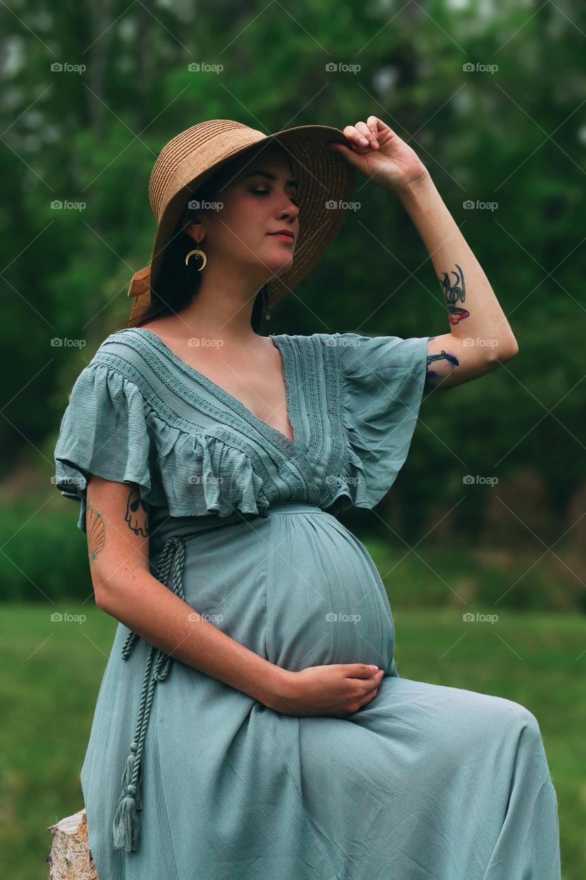 Maternity shoot in New York 