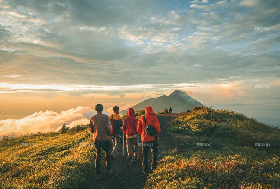 Adventure with friends on Mount Merbabu