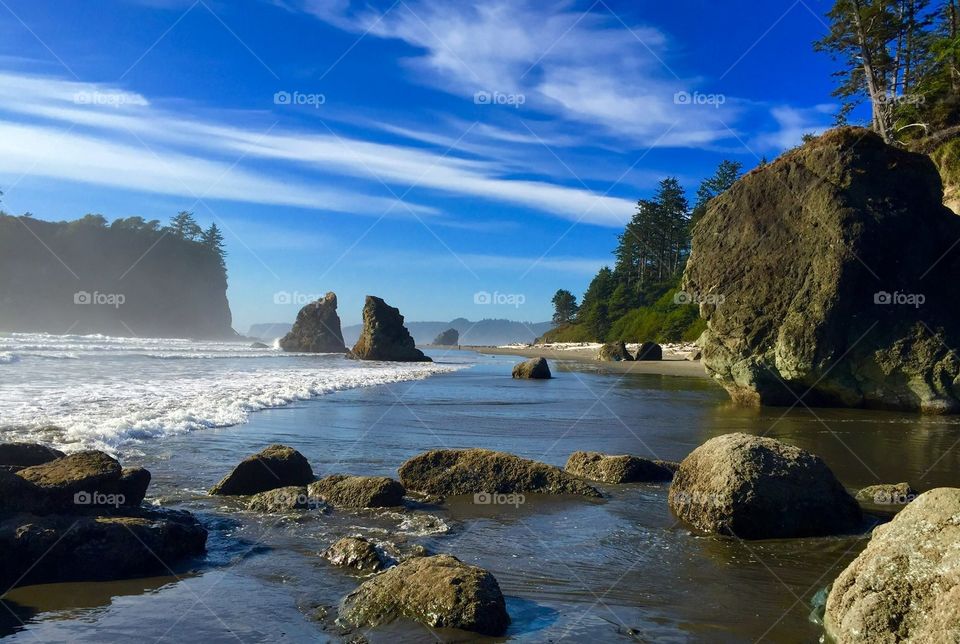 Ruby beach rocks