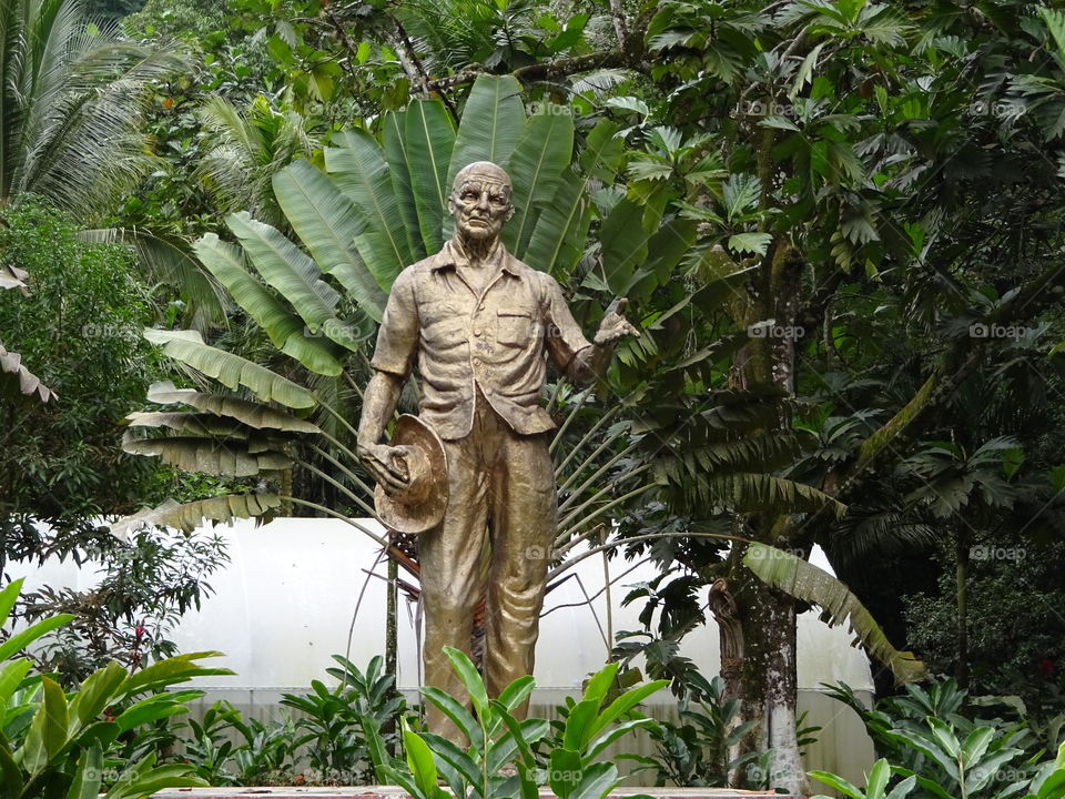 Carlos Pellicer Camara statue