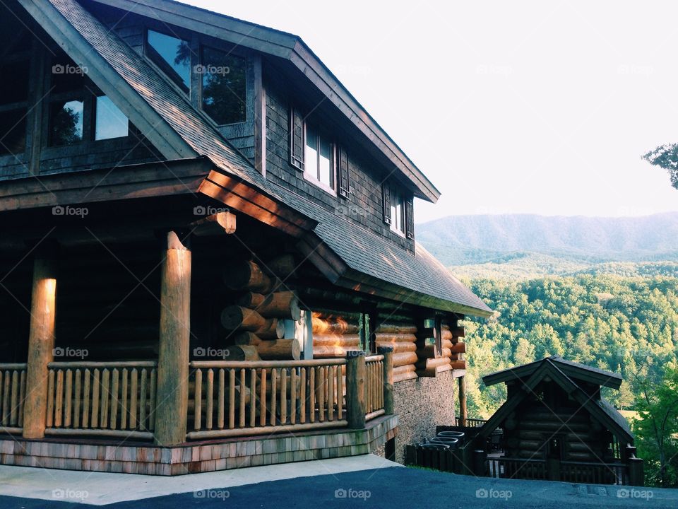 Cabin in the mountains. Beautiful cabin I stayed at in the Smoky Mountains!