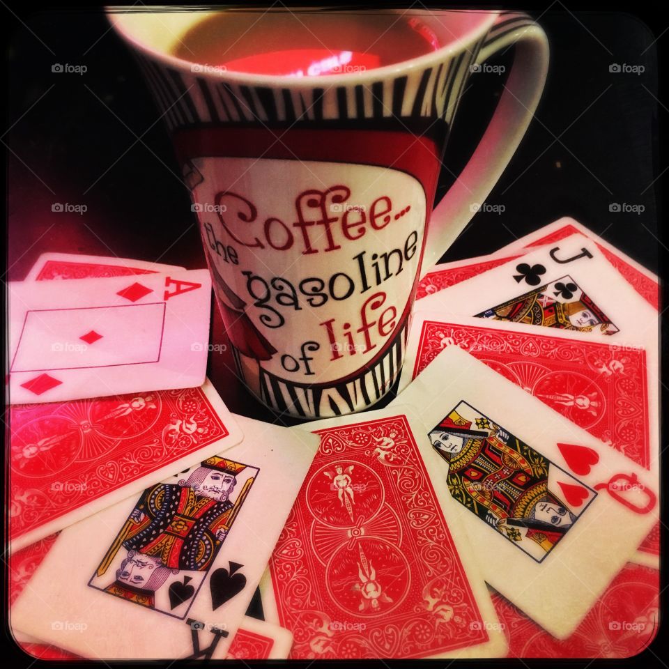Coffee and cards 