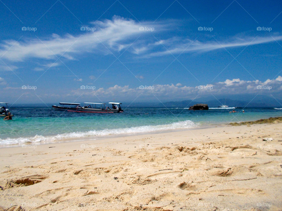 At the beach