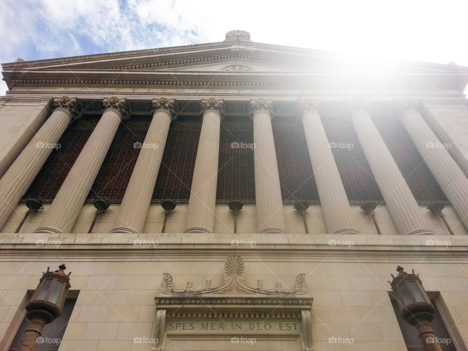 Columns and Sun