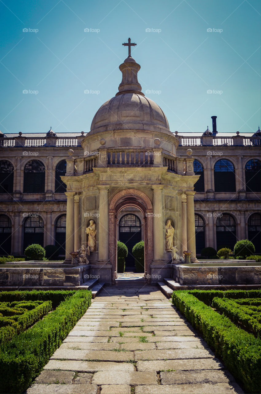 Patio de los Evangelistas, Real Monasterio de San Lorenzo del Escorial (El Escorial - Spain)