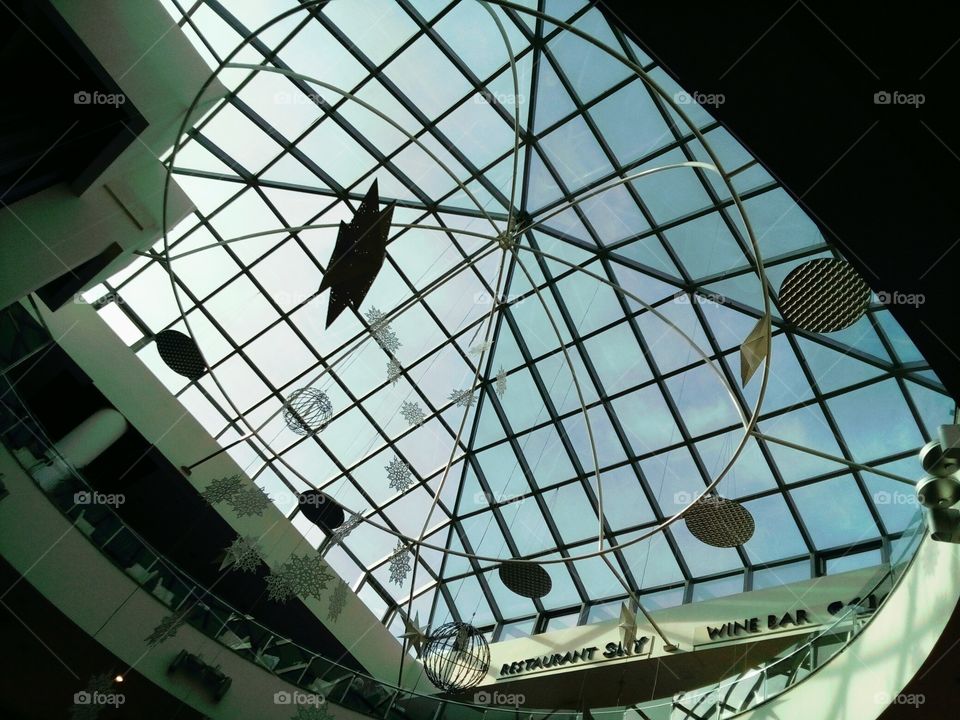 Skylight of Joker mall in Split, Croatia.