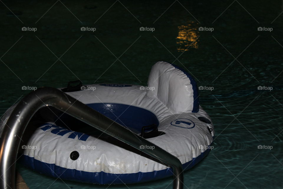 night pool float