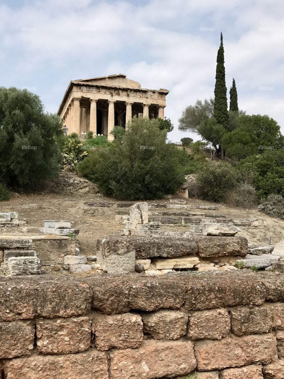 The ancient Temple of Hephaestus