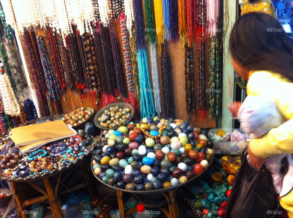 Colorful pebbles