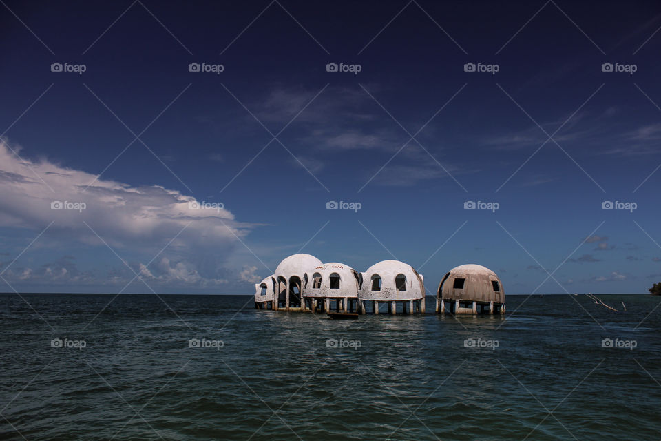 Wide Angle Dome Home . The Dome homes of Cape Romano