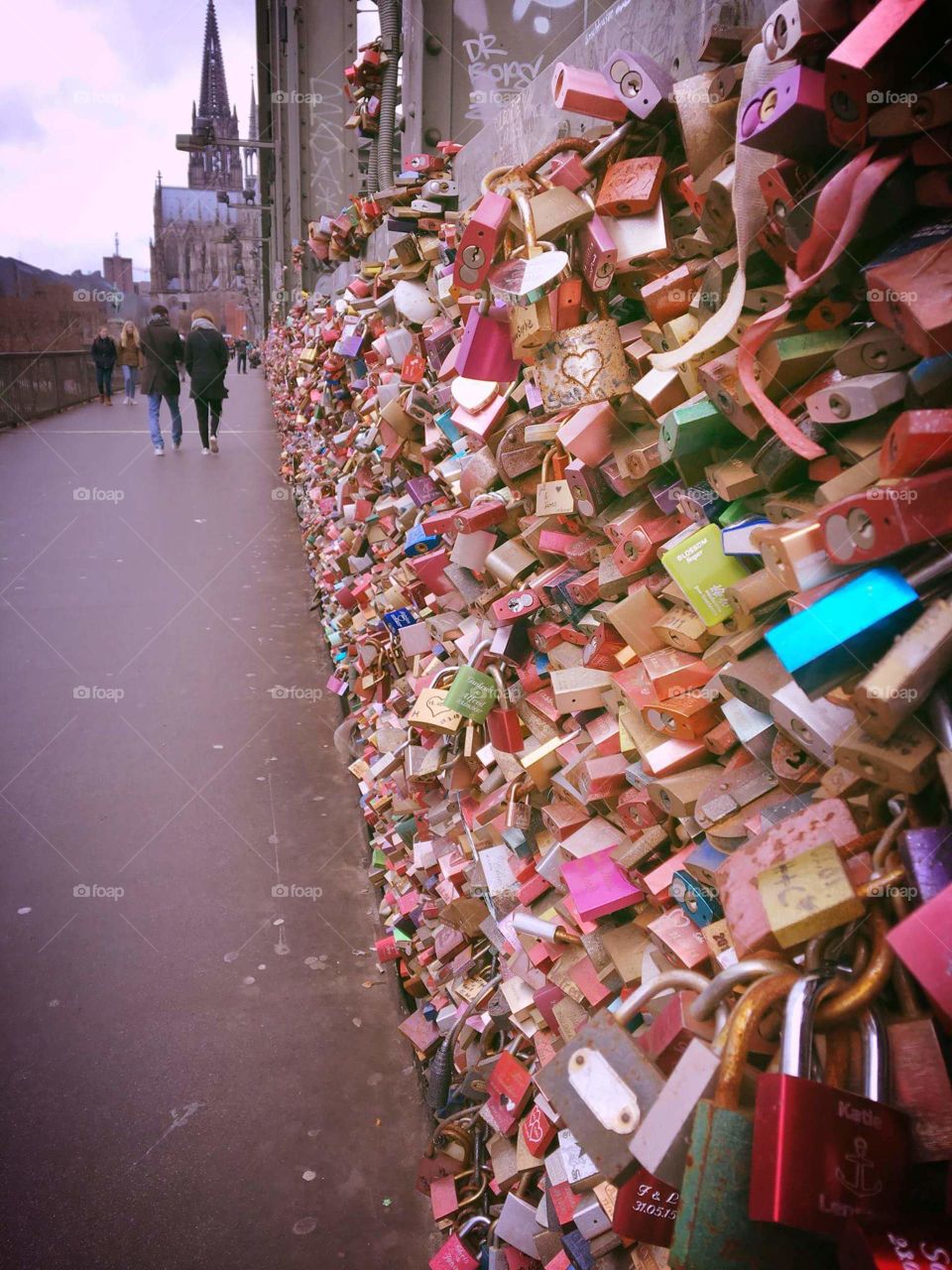 Cologne Bridge Padlocks of Love