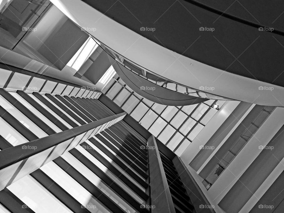 curve and lines abstract architecture