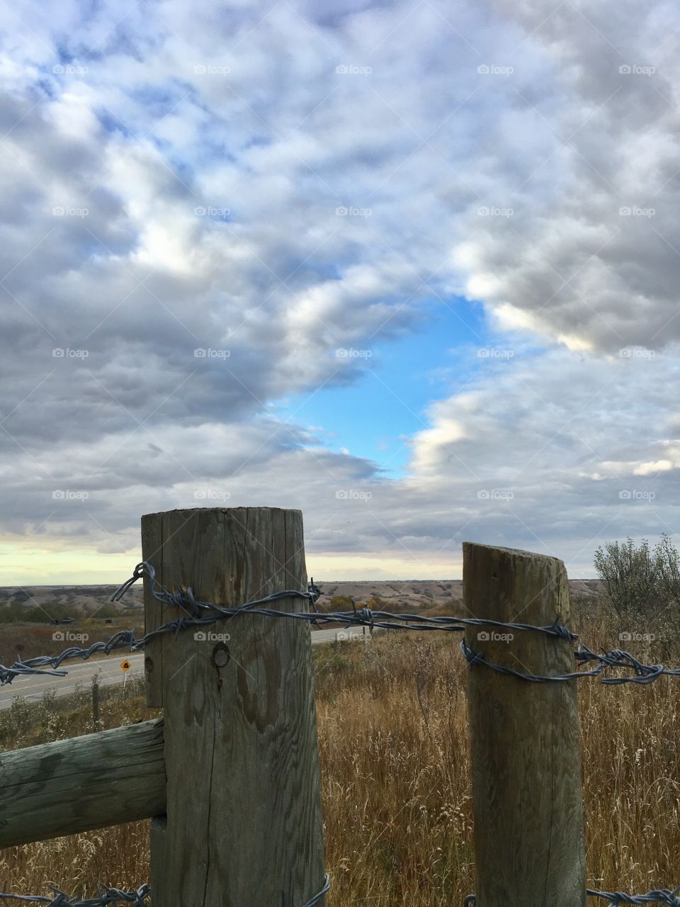 Rural blue skies 