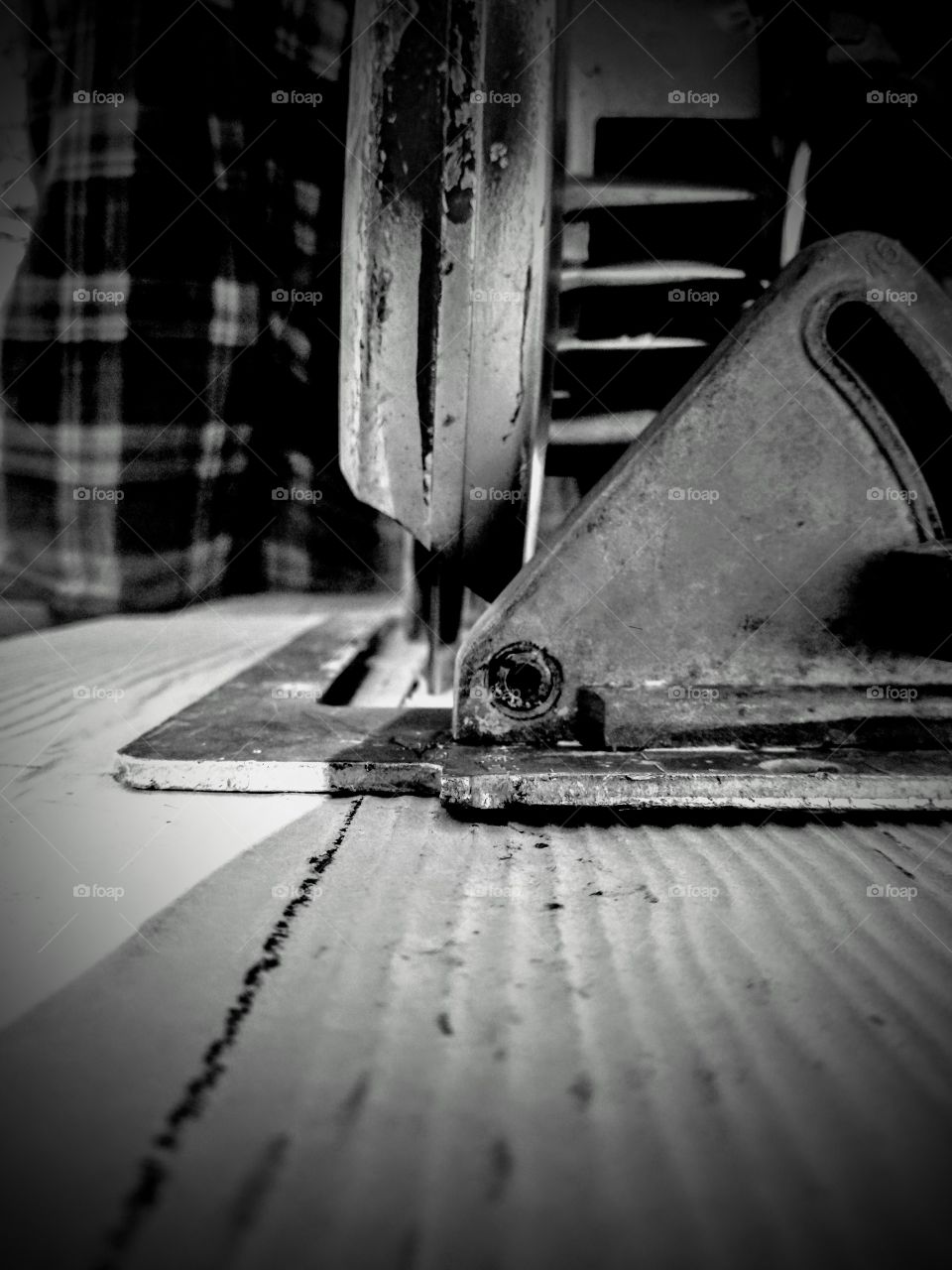 cutting a straight line