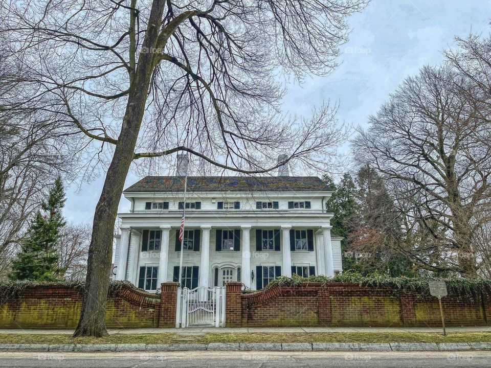 Historic Burr Mansion in Fairfield, CT