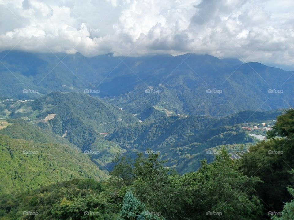 The basil surrounded by mountains.