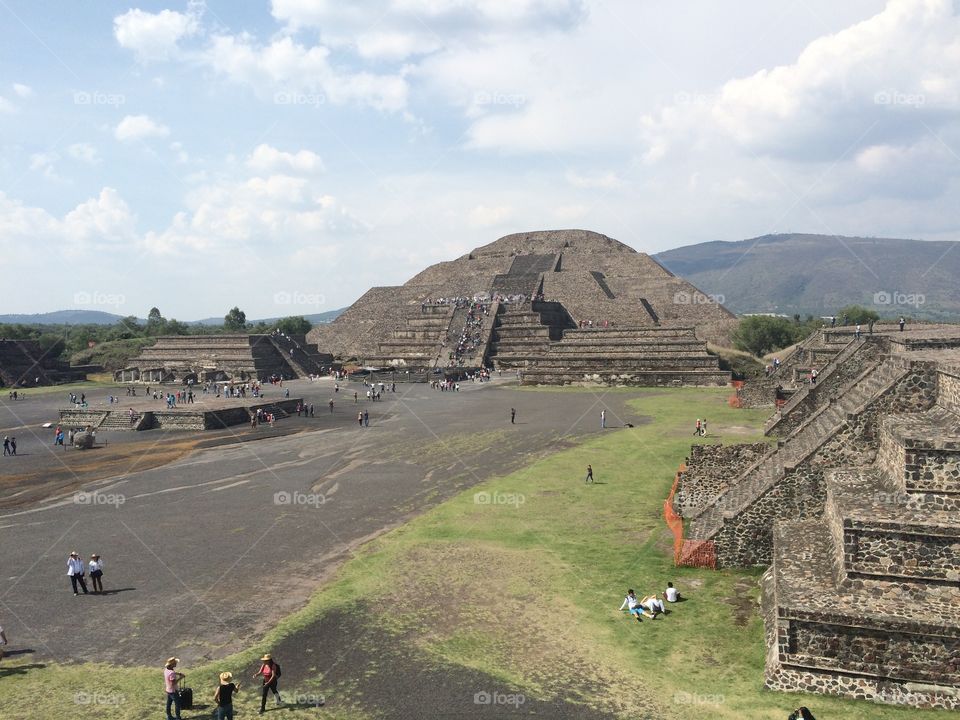Teotihuacan Pyramid. Teotihuacan