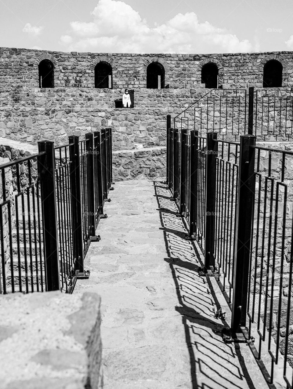 Ancient fort at Ankara, Turkey 