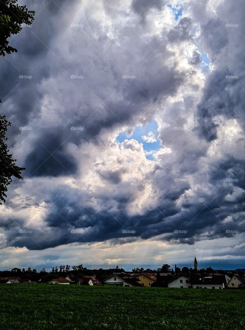 The sky before the Thunderstorm!