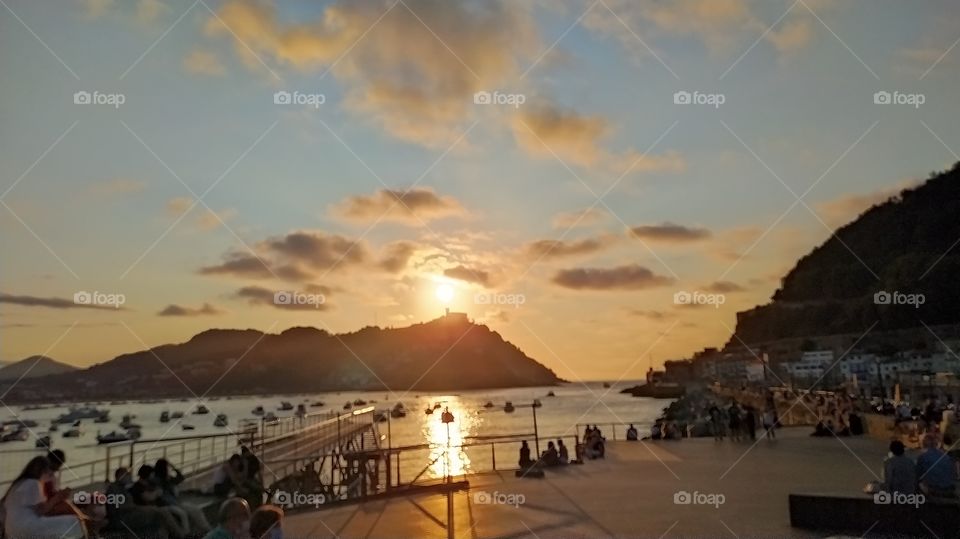 Atardecer desde el Nautico