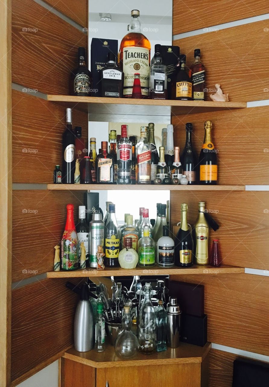 So much alcohol in one photo