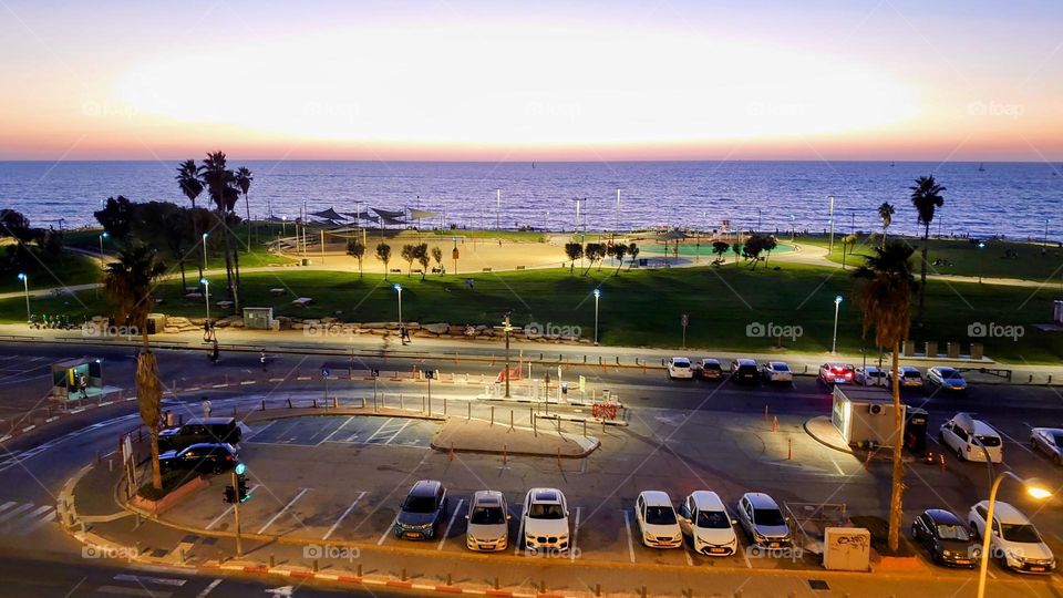 Night view 🌆 City 🌆 Sunset 🌆