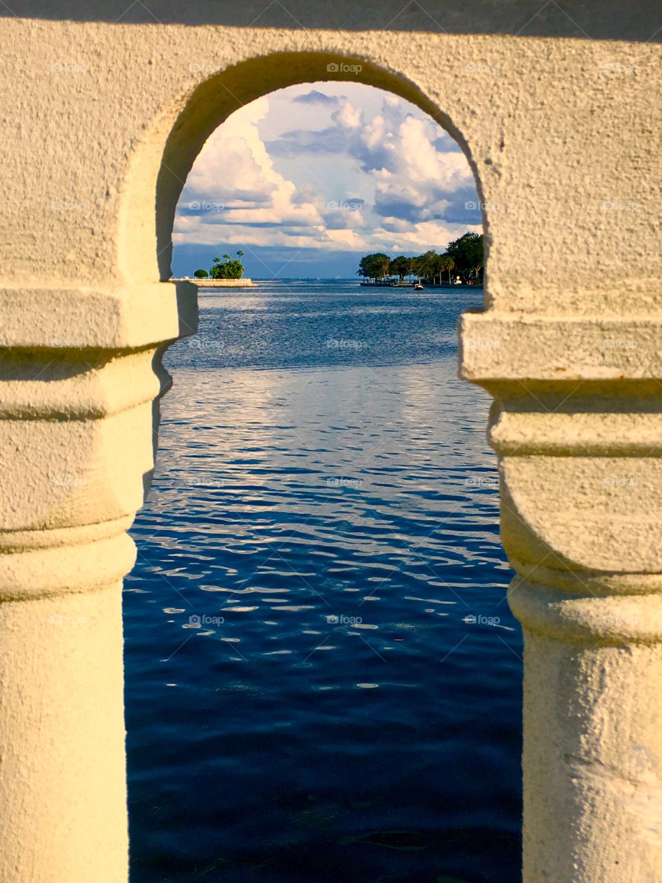 View from Snell Isle bridge in St Petersburg FL