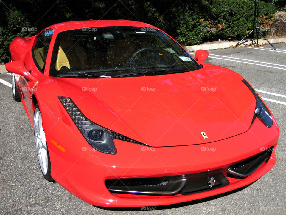 red ferrari 458 italia by vincentm