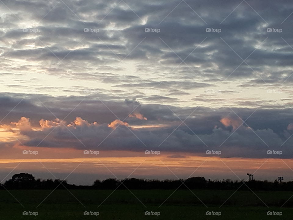 Landscape, Sunset, Nature, Sky, No Person