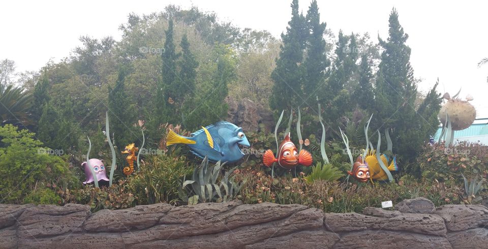 Finding Nemo Statues