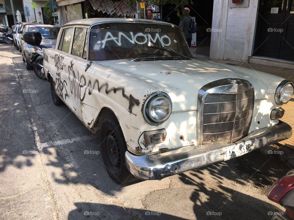 Graffiti  Classic Mercedes 