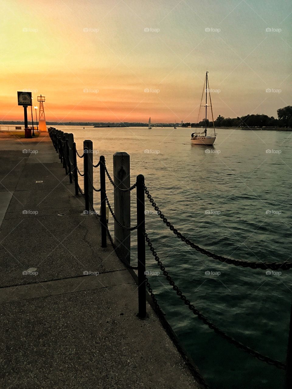 Lake Erie harbor