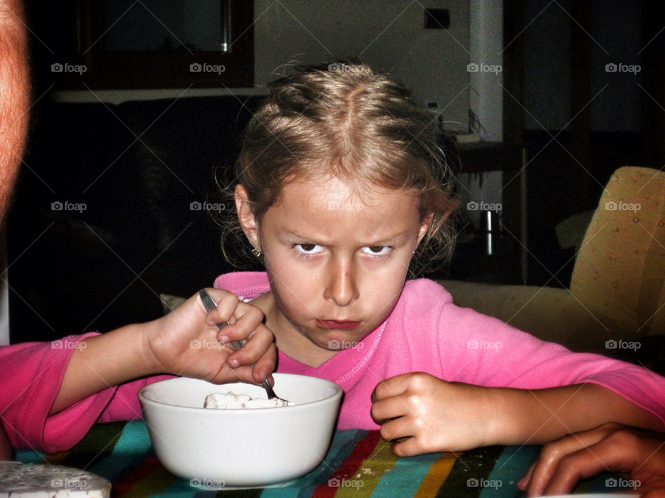 children kids girls eating by serbachs