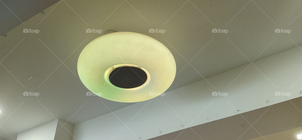 ceiling light changing colors