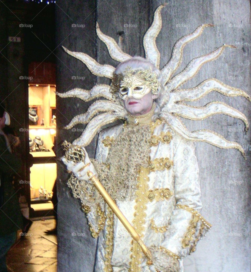 ksun king at Venice carnival