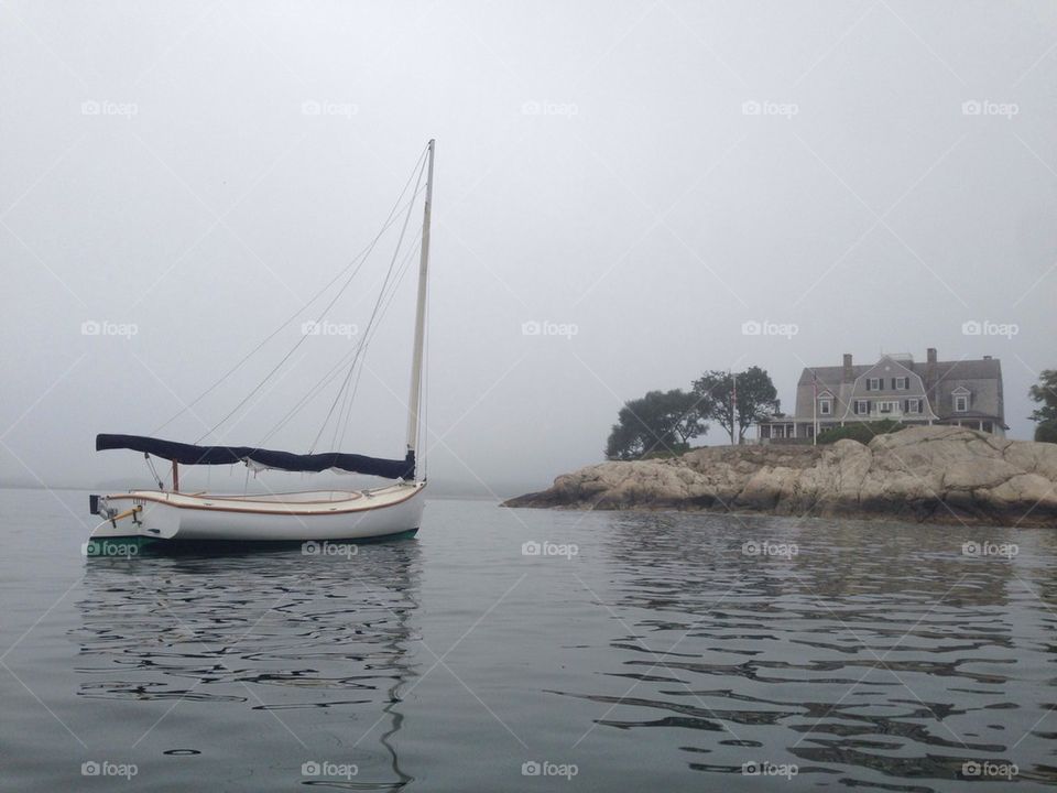 Sailboat and House