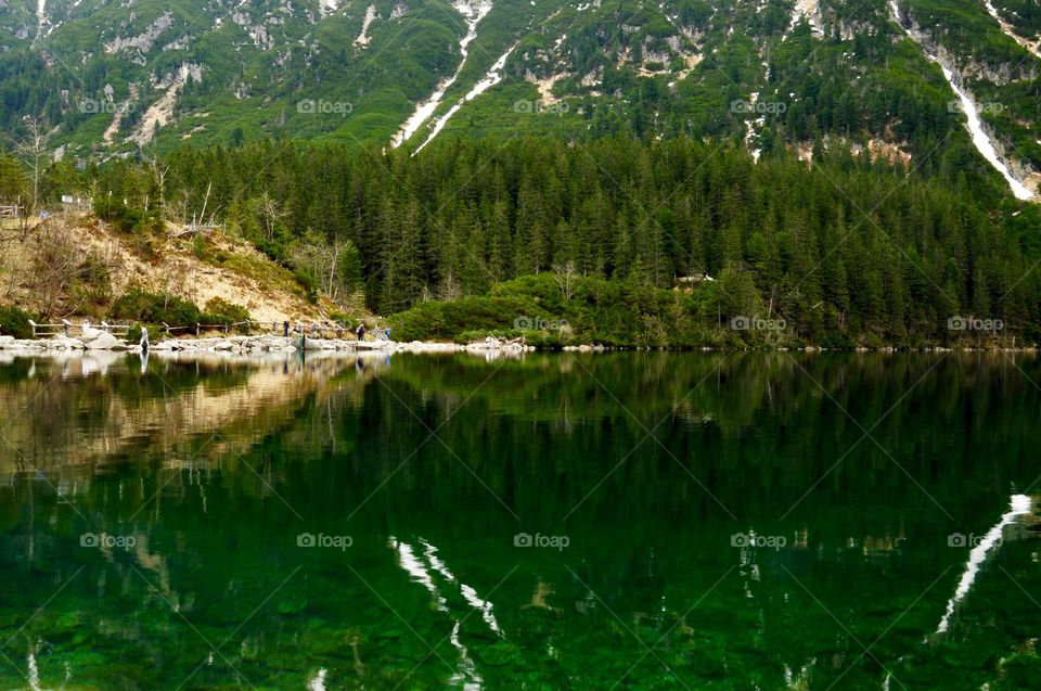 Lake view in Poland 