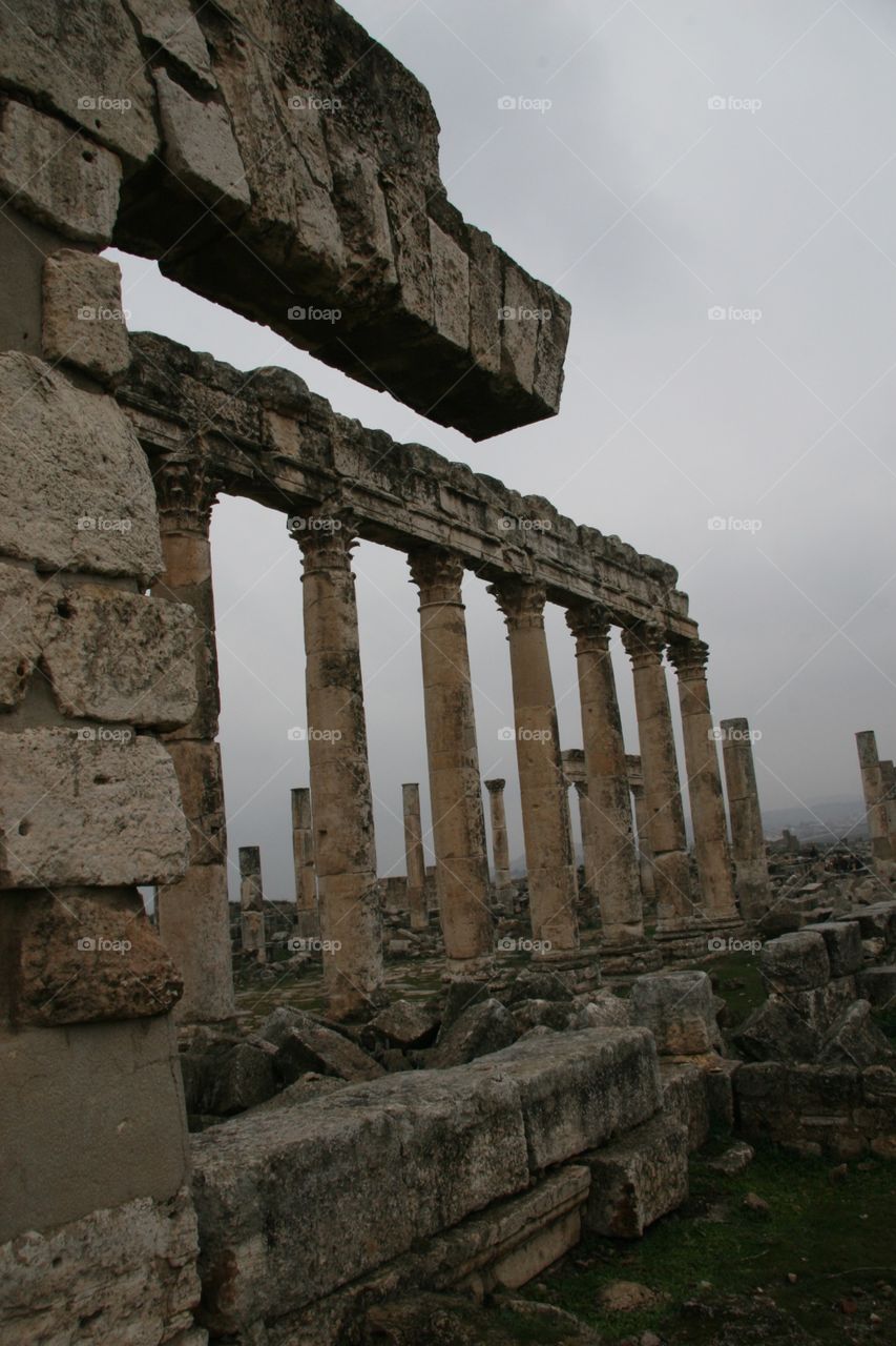 Afamea, Syria, ancient history, ancient architecture, Roman, gone? 