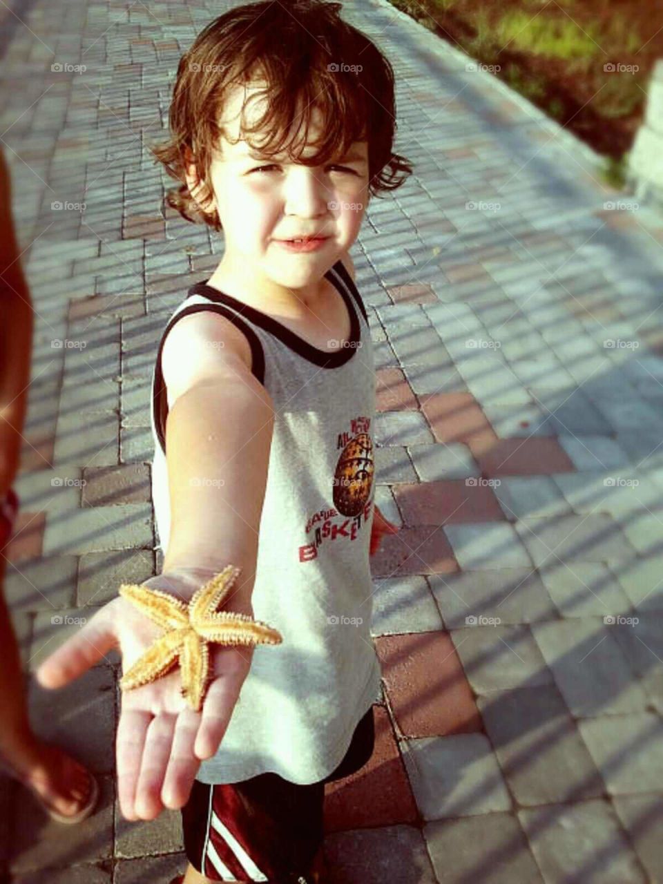 I picked you a starfish....