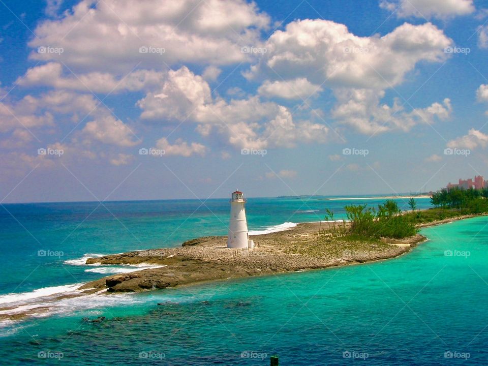 Lighthouse in the Bahamas 