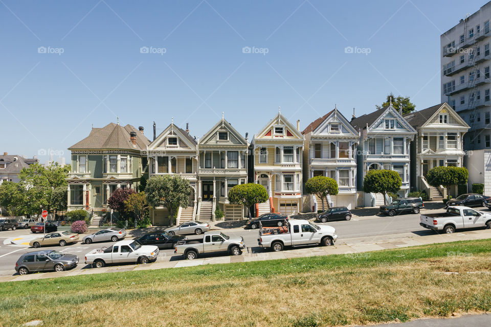 Painted ladies in San Francisco 