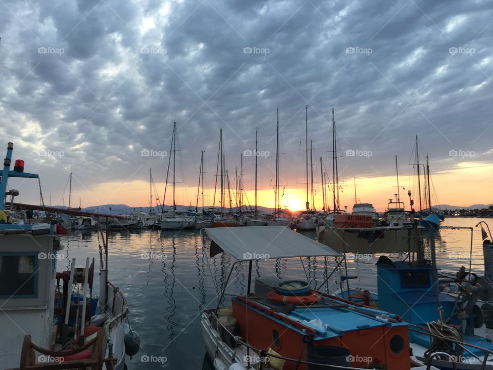 Sunset in Aegina ☀️