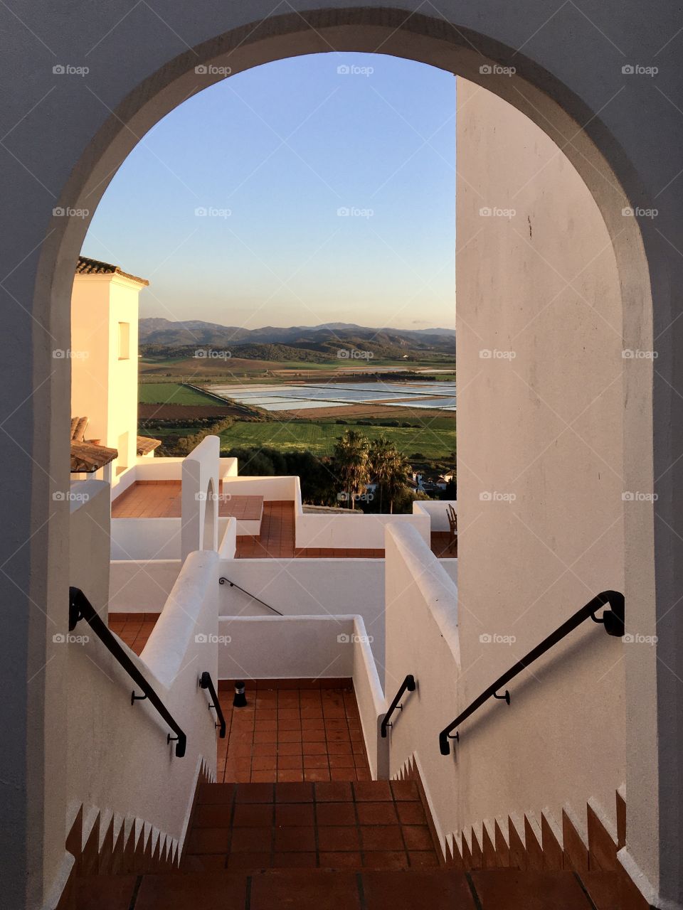 Perspective on a landscape 