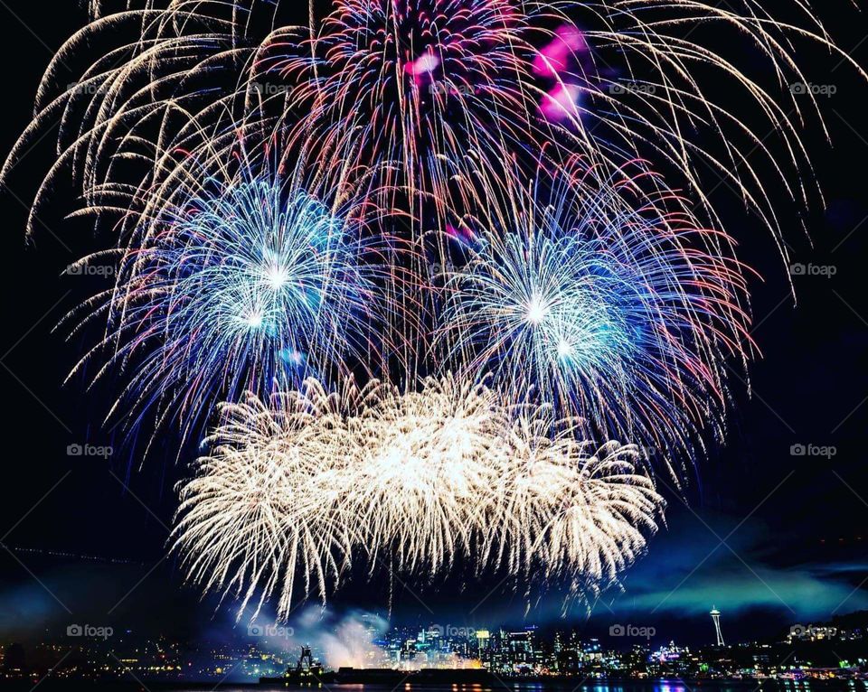 fireworks display Canada Day weekend.2019