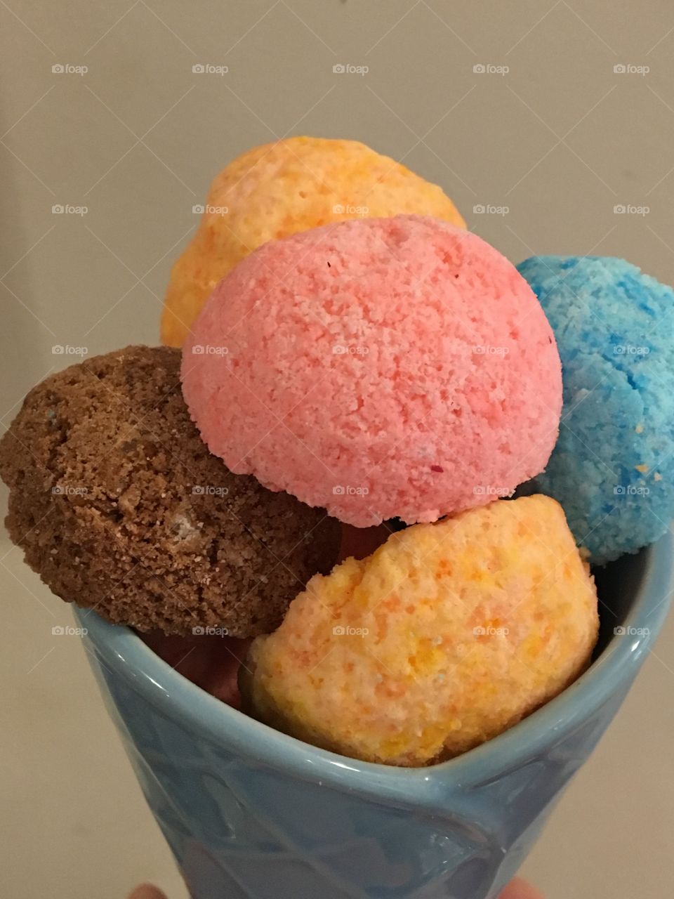Looks like ice cream - Home made bath bombs 