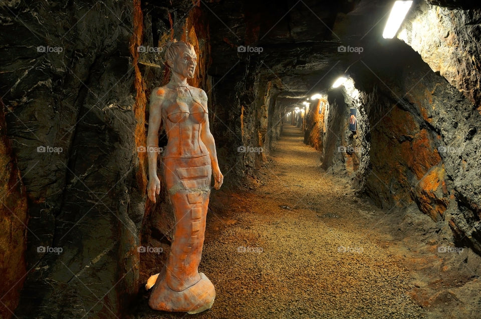 My art - Medusa in the mining tunnel
