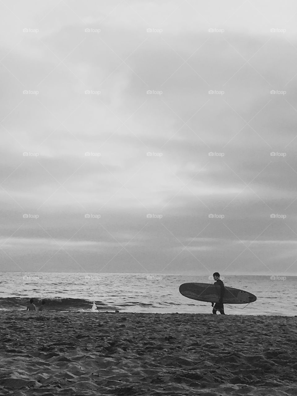 Surfer at Golden Hour (San Diego, CA)