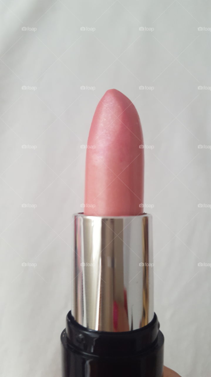 A pink lipstick