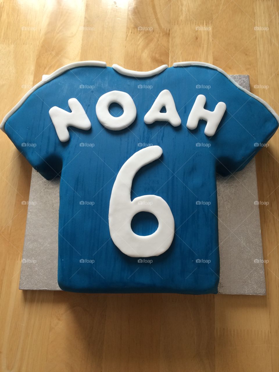 Football shirt cake