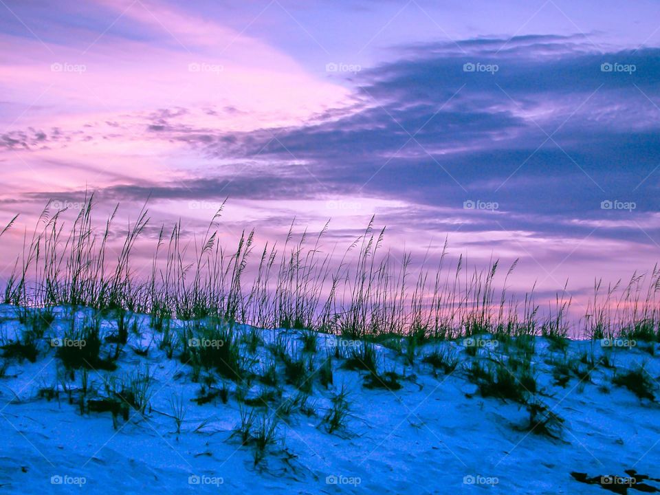 Dunes sunset